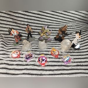 Disney Infinity 3.0 Star Wars Figure Set of 5 and 3 Crystal's + 5 Disc's